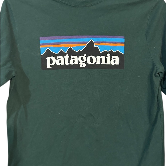 Patagonia Green Long Sleeve Shirt Youth XL - Picture 2 of 3